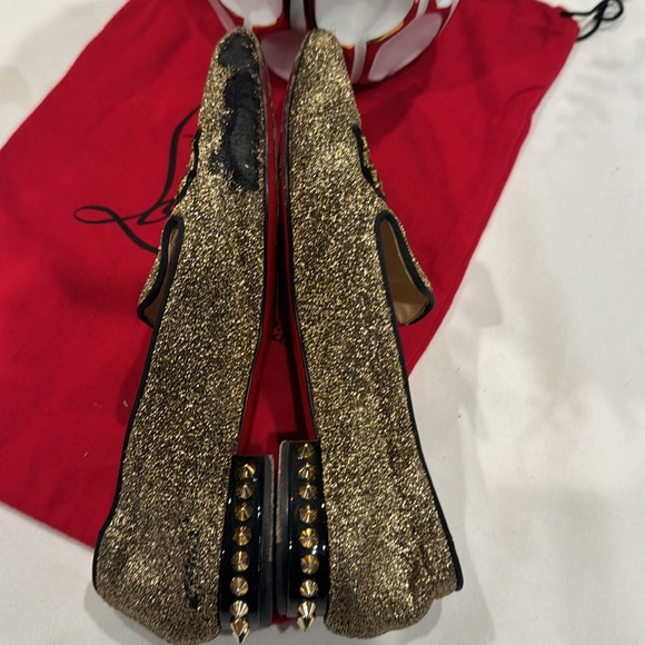 Authentic Christian Louboutin crystal embellished loafers - Picture 5 of 13